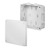 Puszka n/t odgałęźna bez wkładu IP55, biała PK-7 | 0238-01 Elektro-Plast Nasielsk