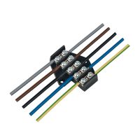 Płytka rozgałęźna 5x2,5mm2, czarna | 0961-00 Elektro-Plast Nasielsk