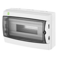 Rozdzielnica n/t RN 1/12 (N+PE) IP65 RAL7035+drzwi transparentne 307x217x117mm, Galant Plus | 1603-01 Elektro-Plast Nasielsk