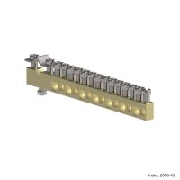 Listwa zaciskowa L-15 mosiężna, MSF | 2000-18 Elektro-Plast Nasielsk