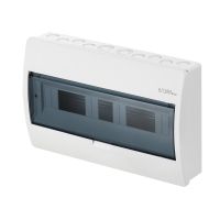 Rozdzielnica n/t RN 1/18 (N+PE) IP40 drzwi transparentne dymne 406x260x98mm, Elegant | 2404-01 Elektro-Plast Nasielsk