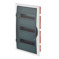 Rozdzielnica p/t RP 3/36 (N+PE) IP40 drzwi transparentne dymne 350x560x102mm, Economic Box | 2516-01 Elektro-Plast Nasielsk