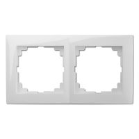 Ramka podwójna 2x uniwersalna, IP20, biała, Sentia | 1472-00 Elektro-Plast Nasielsk