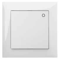 Łącznik p/t zwierny "światło" B/R, IP20, biały, Sentia | 1413-10 Elektro-Plast Nasielsk