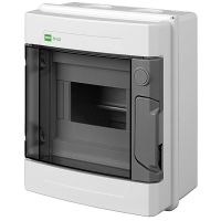 Rozdzielnica n/t RN 1/6 (N+PE) IP40 RAL7035+drzwi transparentne, Ep-Lux Plus | 1910-01 Elektro-Plast Nasielsk