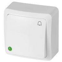 Łącznik n/t zwierny “dzwonek” IP20, biały, Berg | 3714-00 Elektro-Plast Nasielsk
