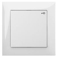 Łącznik p/t zwierny "klucz" B/R, IP20, biały, Sentia | 1404-10 Elektro-Plast Nasielsk