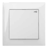 Łącznik p/t zwierny "klucz" B/R, IP20, srebrny, Sentia | 1404-56 Elektro-Plast Nasielsk
