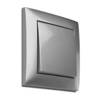 Łącznik p/t zwierny "światło" B/R, IP20, srebrny, Sentia | 1413-56 Elektro-Plast Nasielsk