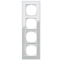 Ramka poczwórna 4x uniwersalna, IP20, szkło, biała, Sentia | 1474-62 Elektro-Plast Nasielsk