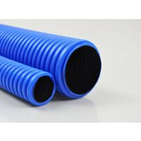 Rura giętka karbowana dwuwarstwowa w kręgach QRK 50/25 FLEX 450N niebieska (25m) | 04.26 Elektroplast Stróża