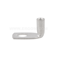 Końcówka rurowa kątowa K90R 16/10 przekrój: 16mm2, otwór pod śrubę M10 /100 | E11KM-01040100900 Ergom