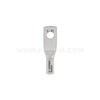 Końcówka oczkowa rurowa KDR 10/5 przekrój: 10mm2, otwór pod śrubę M5 | E11KM-02020100100 Ergom