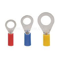Końcówka oczkowa izolowana KOI 1/10 PCV, przekrój: 1,0mm2, otwór pod śrubę M10 (opak 100szt) | E09KO-02010300800 Ergom