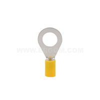 Końcówka oczkowa izolowana KOI 6/10 PCV, przekrój: 6,0mm2, otwór pod śrubę M10 (opak 100szt) | E09KO-02010302400 Ergom