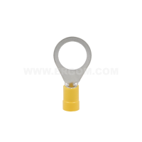 Końcówka oczkowa izolowana KOI 6/12, przekrój: 6mm2, otwór pod śrubę M12 (opak 100szt) | E09KO-02010103000 Ergom