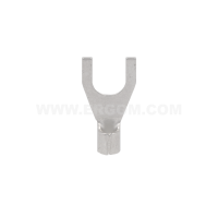 Końcówka kablowa widełkowa KW 6/8 przekrój: 6mm2, otwór pod śrubę M8 (opak 100szt) | E09KO-01020102900 Ergom