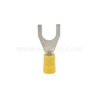 Końcówka kablowa widełkowa izolowana KWI 6/8 przekrój: 6mm2, otwór pod śrubę M8 (opak 100szt) | E09KO-02030102700 Ergom