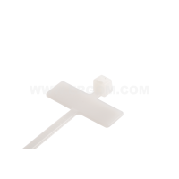 Opaska kablowa z tabliczką opisową TKTO 11/3 biała (opak 100szt) | E01TK-01030100101 Ergom