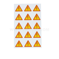 Oznaczniki samoprzylepne ZS 25 LIGHTNING, znaki (opak 1szt) | E04ZP-02030200500 Ergom