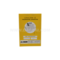 Oznaczniki samoprzylepne ZS D20/L2, białe (opak 1szt) | E04ZP-02030402800 Ergom