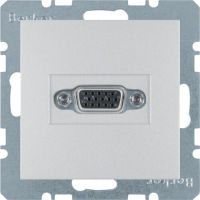 Gniazdo VGA, alu, mat, B.Kwadrat/B.7 | 3315401404 Hager