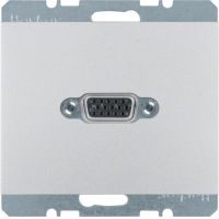 Gniazdo VGA, zaciski śrubowe, alu, K.5 | 3315417003 Hager