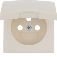 Gniazdo z/u z pokrywą, kremowe, B.Kwadrat $ | 5365898982 Hager
