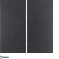 Przycisk 4-kr do ściemniacza przyciskowego, sterownika i mechanizmów Berker, antracyt, mat, B.x/S.1 | 85648185 Hager