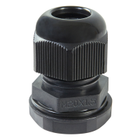 Dławnica M 40 metryczna IP 68 czarna (opak 5szt) | 250094 Haupa