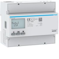 Licznik energii elektrycznej 3-fazowy, 125A 6M, Modbus, MID, Agardio.measure | ECR310D Hager