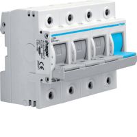 Modułowy rozłącznik bezpiecznikowy poziomy D02 3P+N 63A 400VAC 110/220VDC | L76M Hager