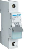 Wyłącznik nadprądowy 6kA 1P B 40A QuickConnect MCB | MBS140 Hager