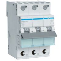 Wyłącznik nadprądowy 6kA 3P B 13A QuickConnect MCB | MBS313 Hager