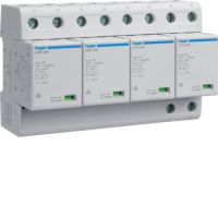 Ogranicznik przepięć T1 kombinowany 4P TN-S Iimp=100kA Up?1,5kV styk FM, SPD | SPN801R Hager