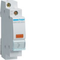 Lampka sygnalizacyjna LED pomarańczowa 230VAC | SVN123 Hager