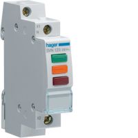 Lampka sygnalizacyjna LED czerwona+zielona+pomarańczowa 230VAC | SVN129 Hager