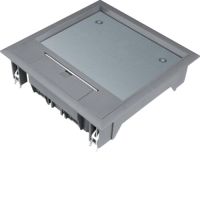 Pokrywa uchylna VQ06 200x200 wykładzina 12mm stal szary PA, Tehalit.VE-EE | VQ06127011 Hager
