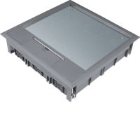 Pokrywa uchylna VQ12 244x244 wykładzina 12mm stal szary PA, Tehalit.VE-EE | VQ12127011 Hager