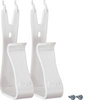 Uchwyt dla urządzeń multimedialnych, plastikowy, biały (opak 2szt.) | VZ02MM Hager