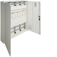 Rozdzielnica wielolicznikowa naścienna 1250x1050mm zamek dźwigniowy, Univers Z | ZQ443W81A Hager