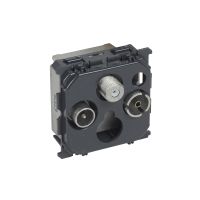 Gniazdo antenowe TV-RD-SAT przelotowe 14dB mechanizm, Celiane | 067378 Legrand