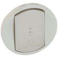 Klawisz z symbolem dzwonka, hotelowy, tytanowy, Celiane | 068460 Legrand