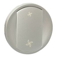 Klawisz łącznika wentylacji tytanowy, Celiane | 068361 Legrand