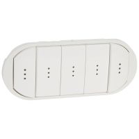 Klawisz pięciokrotny, podświetlany, biały, Celiane | 068020 Legrand