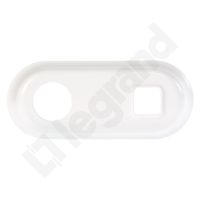 Plakietka wtyku RJ45 z kablem zwijanym, biała, Celiane | 068255 Legrand