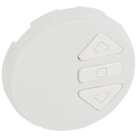 Plakietka łącznika starowanie rolet Somfy, biała, Celiane | 068179 Legrand