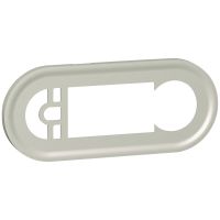 Plakietka termostatu programowalnego / tunera RDS z wyświetlaczem, tytanowa, Celiane | 068542 Legrand