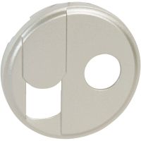Plakietka gniazda TV-RJ45, tytanowa, Celiane | 068539 Legrand