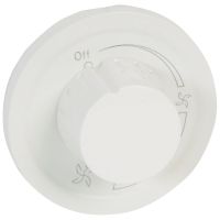 Plakietka regulatora prędkości wentylatora 400W, biała, Celiane | 068088 Legrand